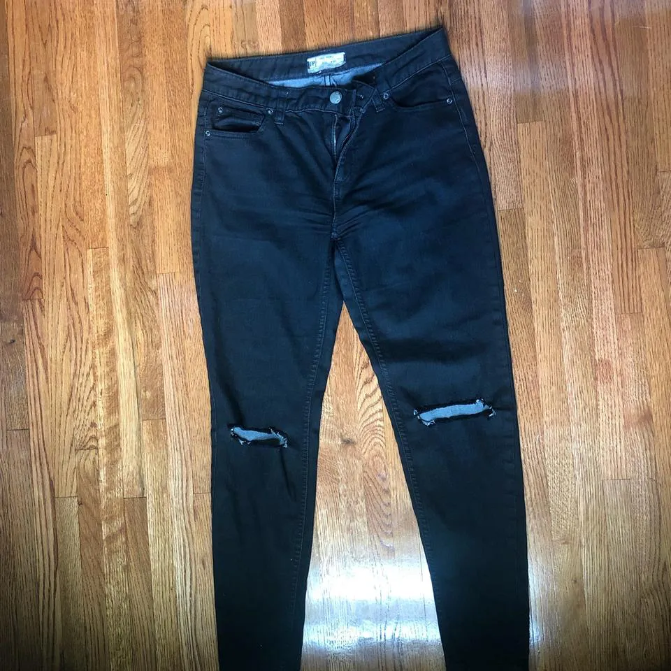 Free People Women's Black Jeans