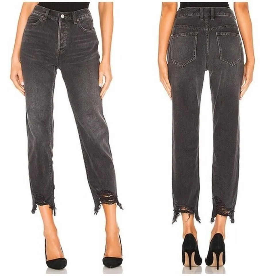 Free People Women's Black Jeans