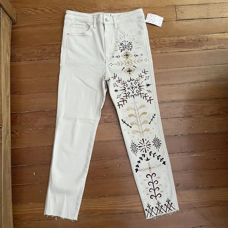 Free People Women's multi Jeans