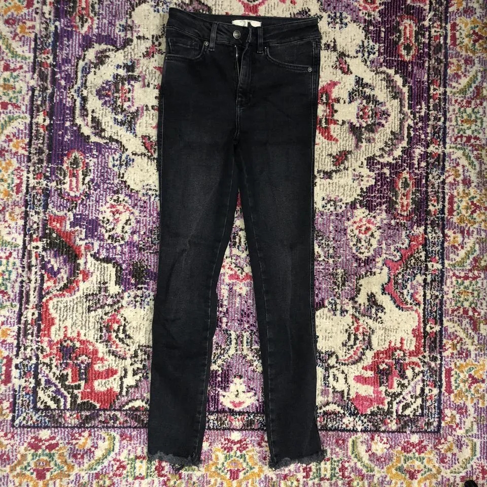 Free People Women's Black Jeans