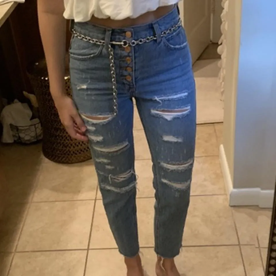 Free People Women's Blue Jeans