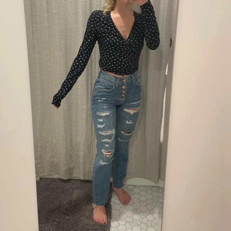 Free People Women's Blue Jeans