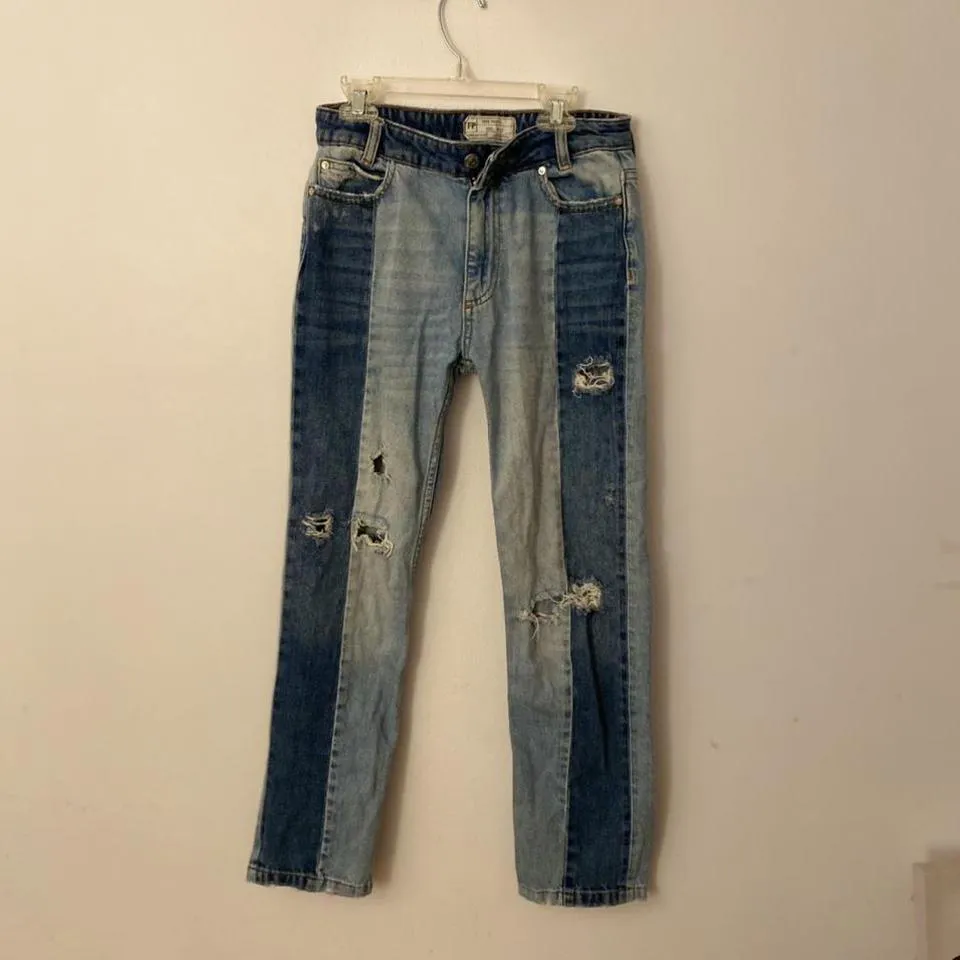 Free People Women's Blue Jeans