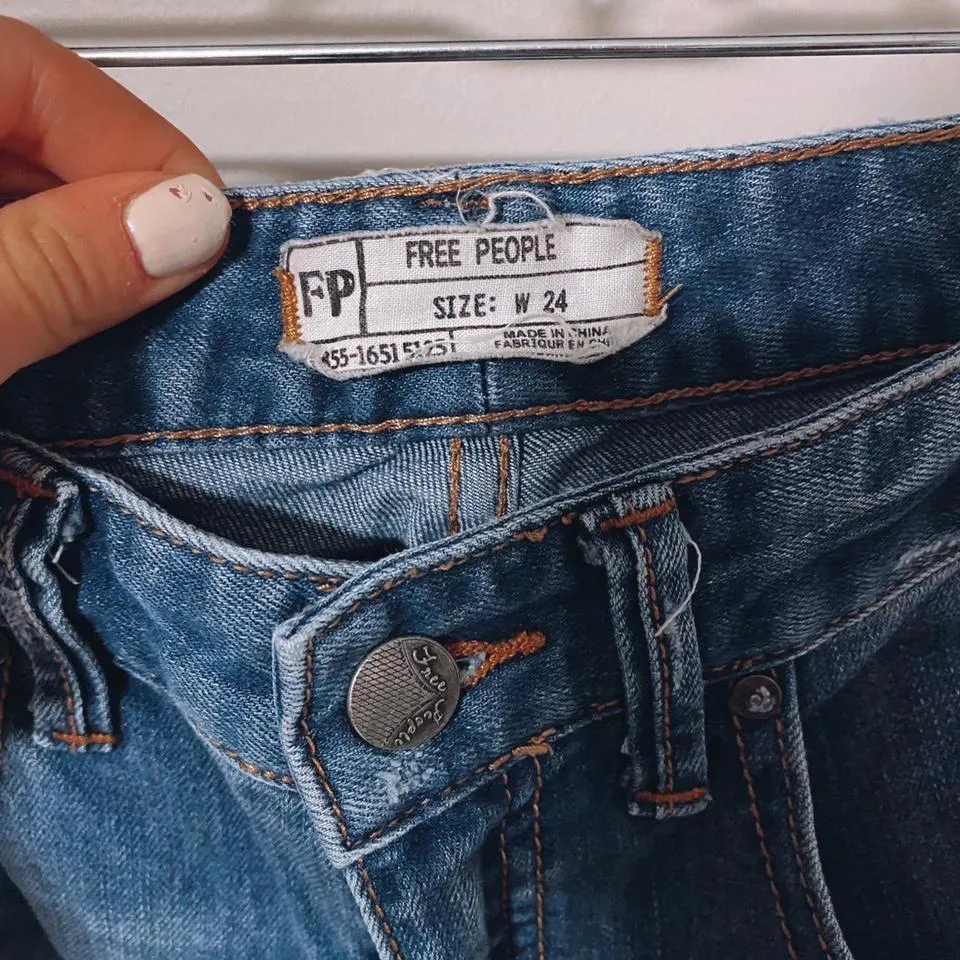 Free People Women's Blue Jeans