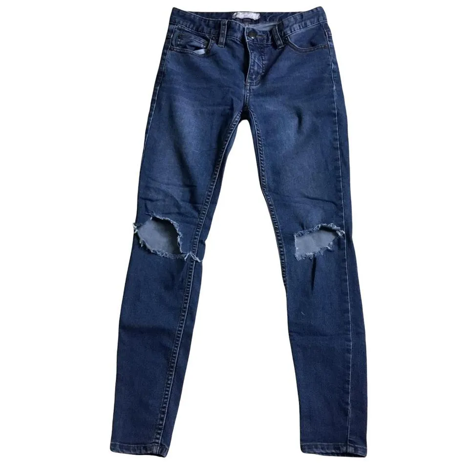 Free People Women's Blue Jeans