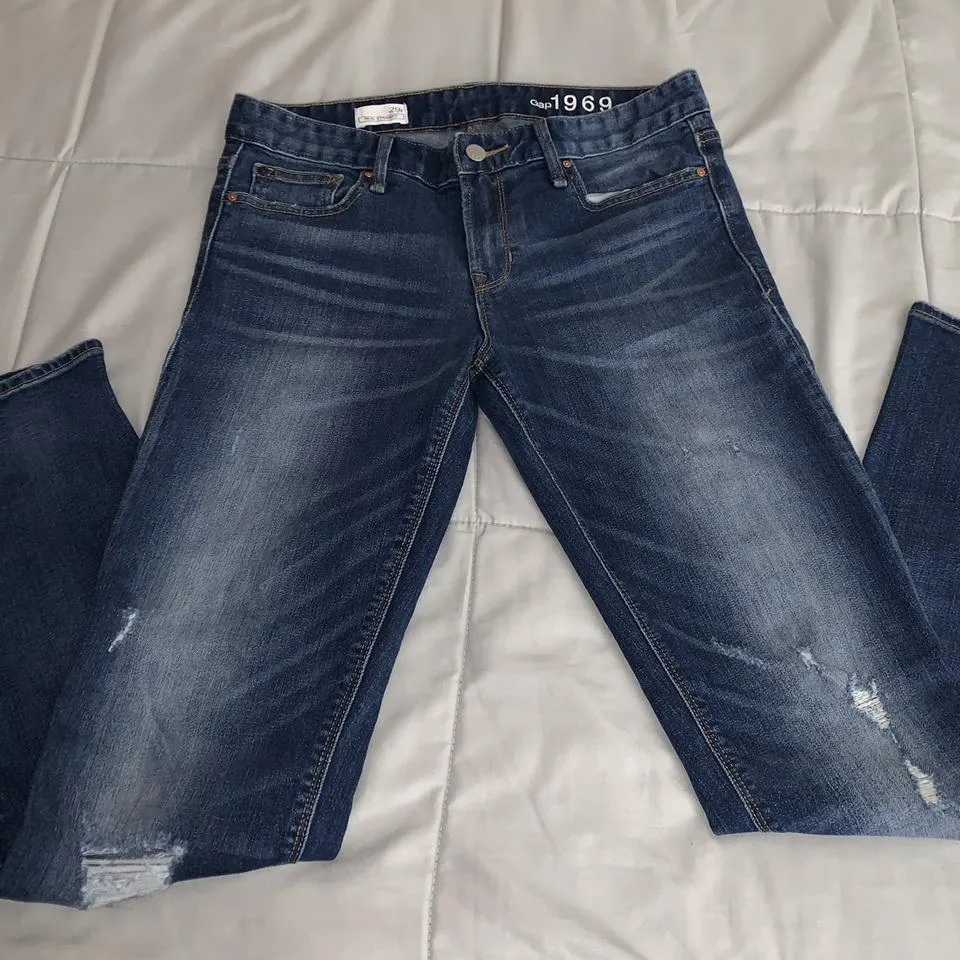 Gap Women's Blue and Navy Jeans