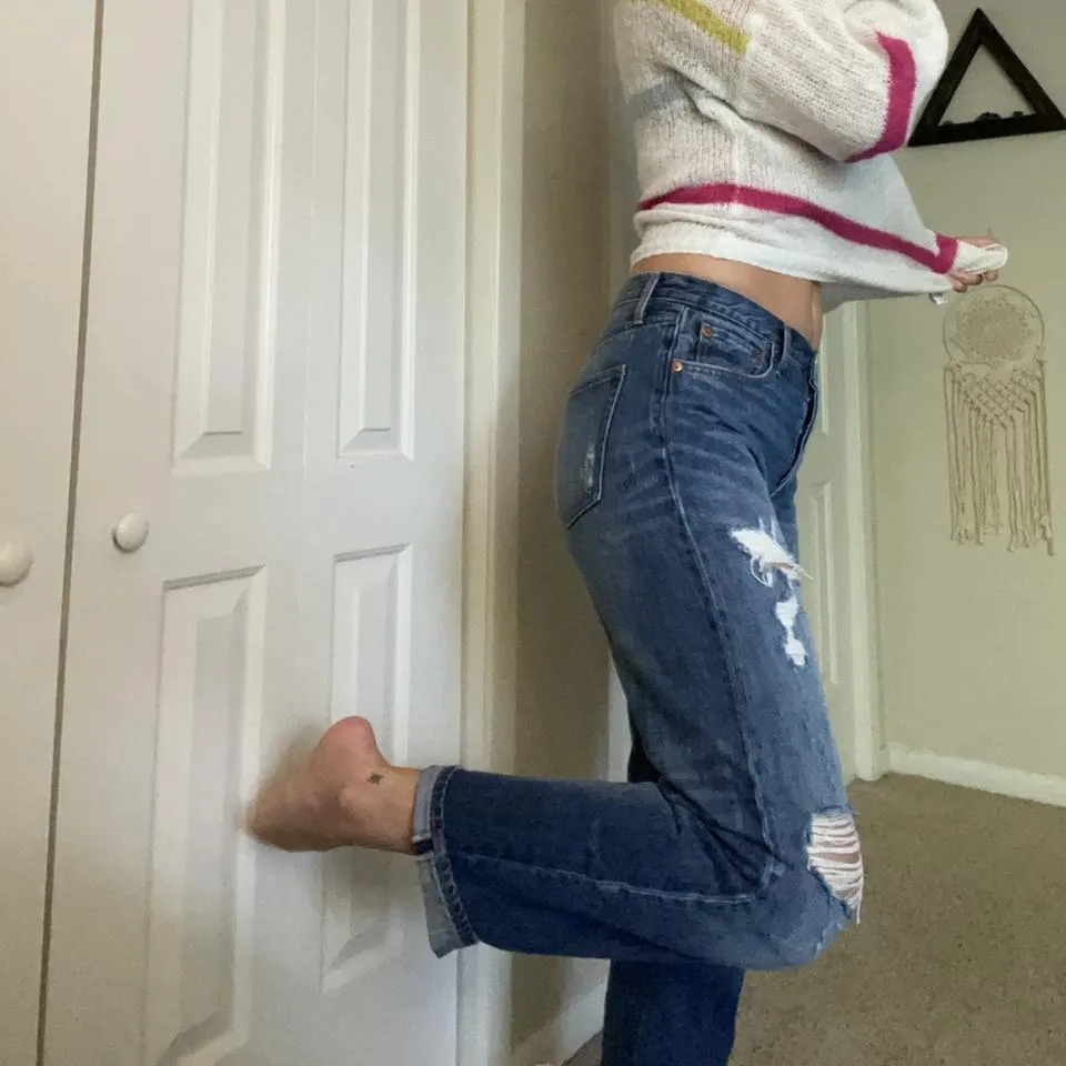 Gap Women's Navy and Blue Jeans