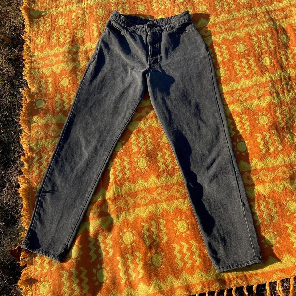 Gap Women's Black and Grey Jeans