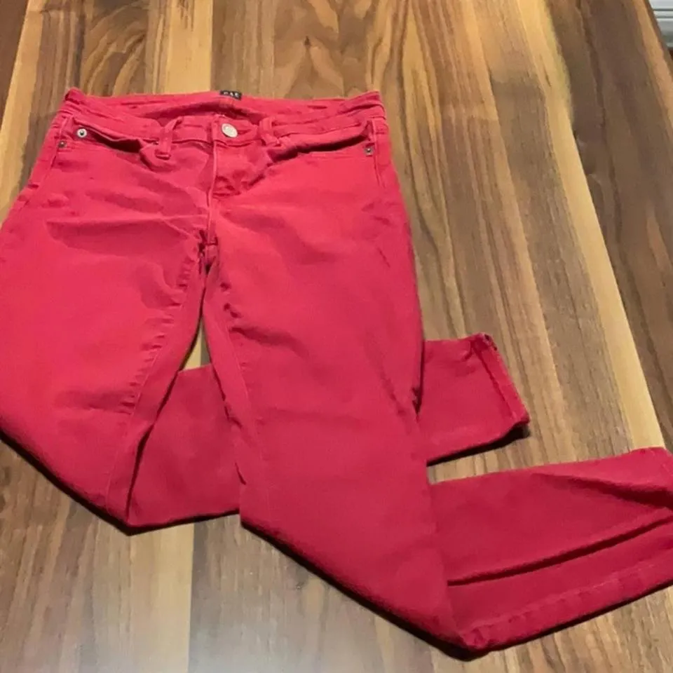 Gap Women's Red Jeans
