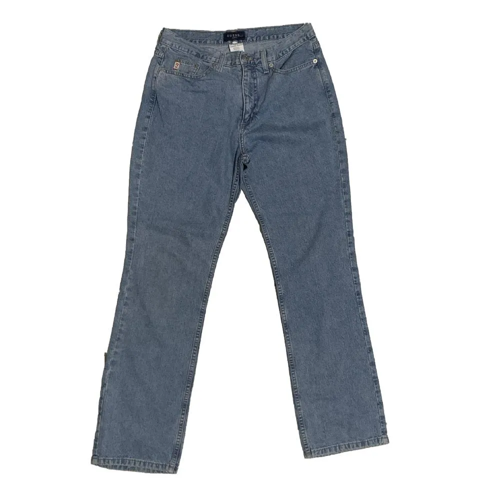 Guess Women's Blue and Navy Jeans