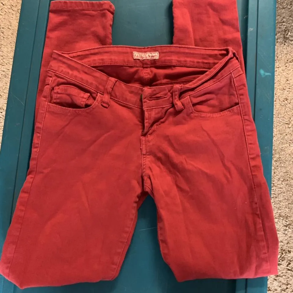 Guess Women's Red Jeans