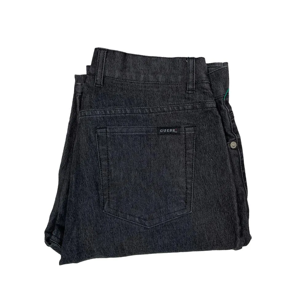 Guess Women's Black and Grey Jeans