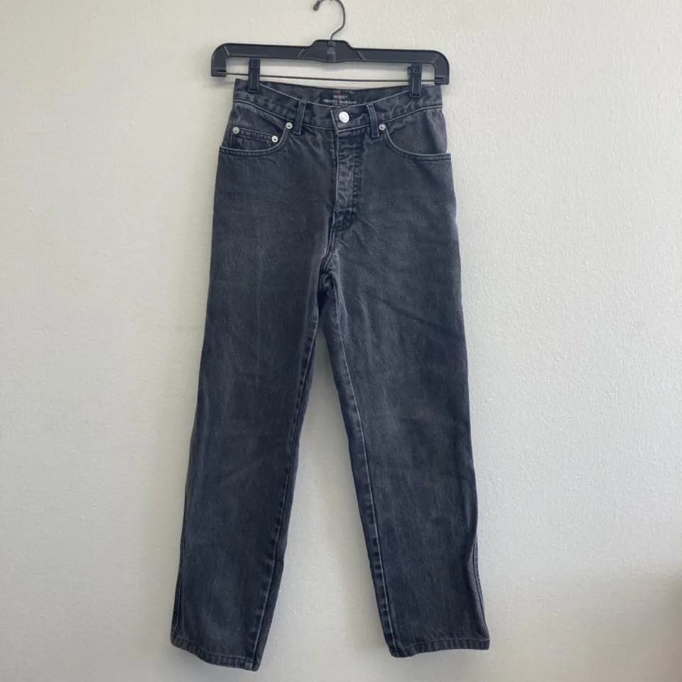 Guess Women's Black and Grey Jeans