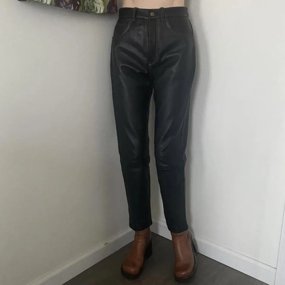 Guess Women's Black and Cream Jeans