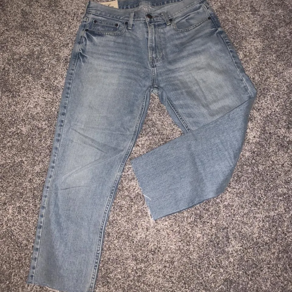 Hollister Co. Women's Blue and Navy Jeans