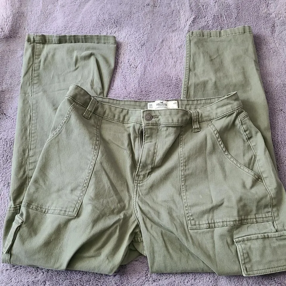 Hollister Co. Women's Khaki and Green Jeans