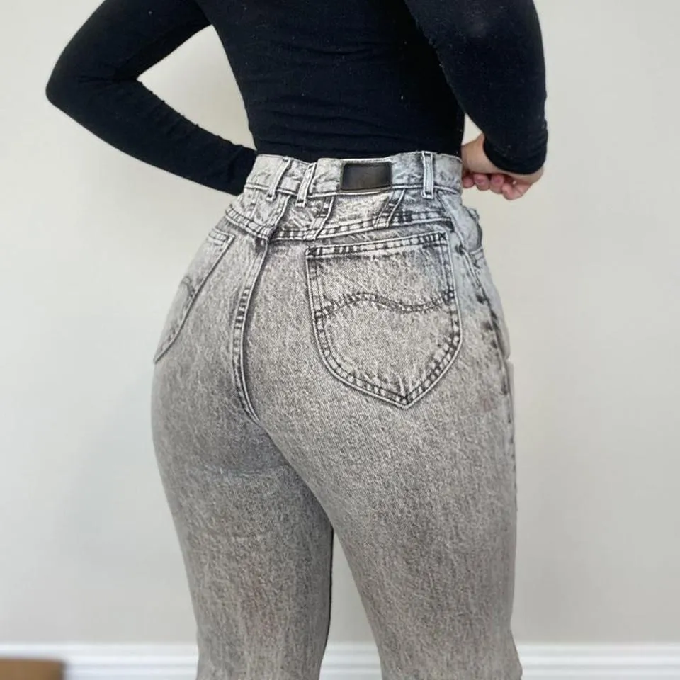Lee Women's Black and White Jeans