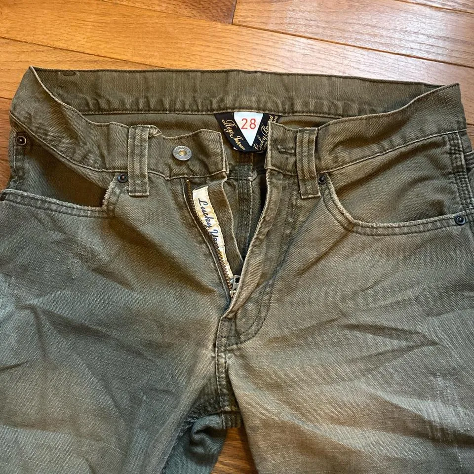 Lucky Brand Women's Khaki and Green Jeans