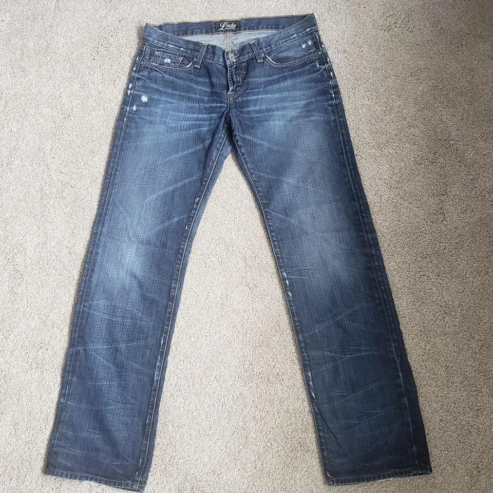 Lucky Brand Women's Blue and Navy Jeans