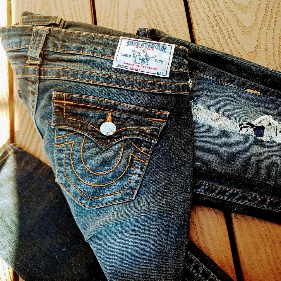 True Religion Women's Blue Jeans