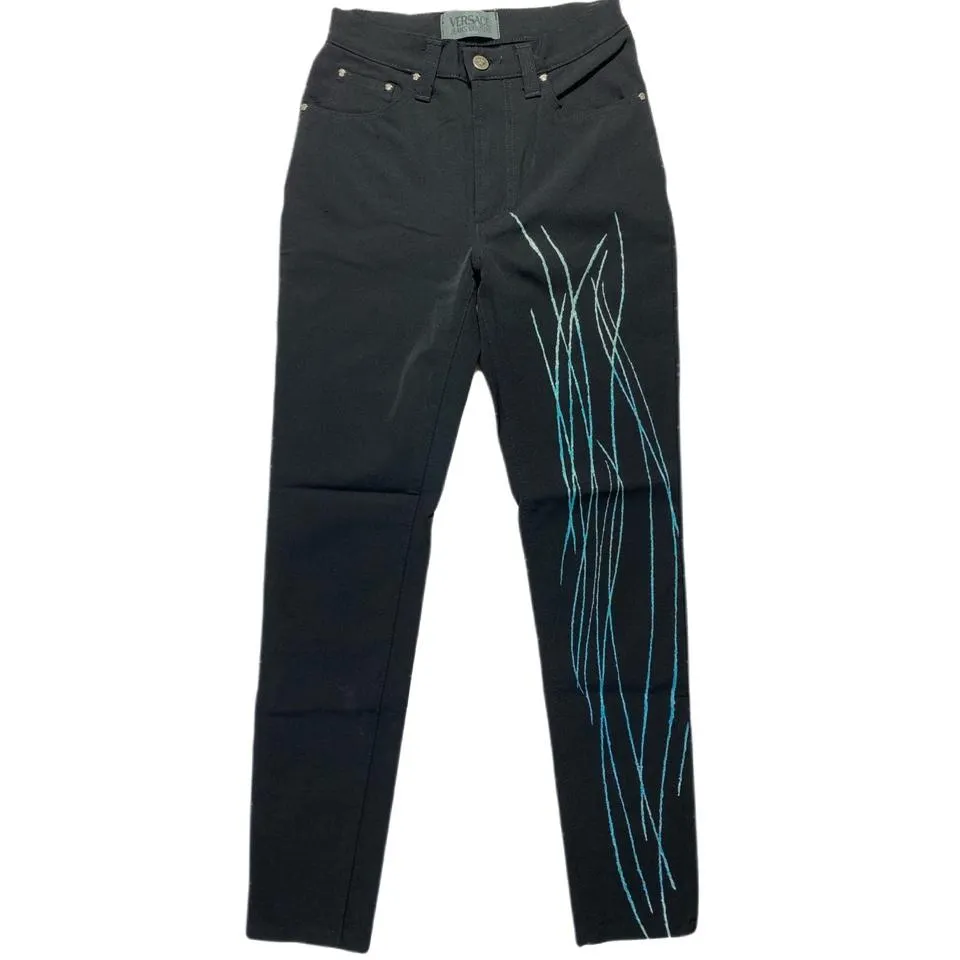 Versace Women's Black Jeans