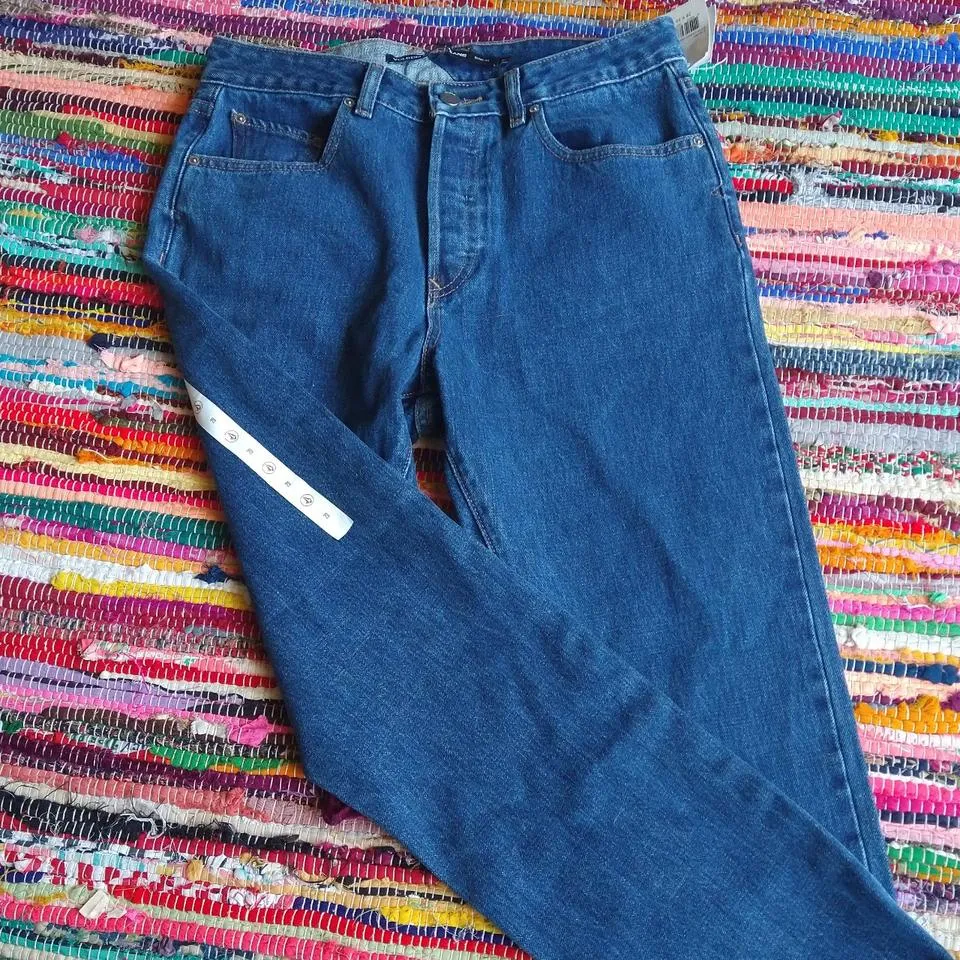Volcom Women's Blue and White Jeans