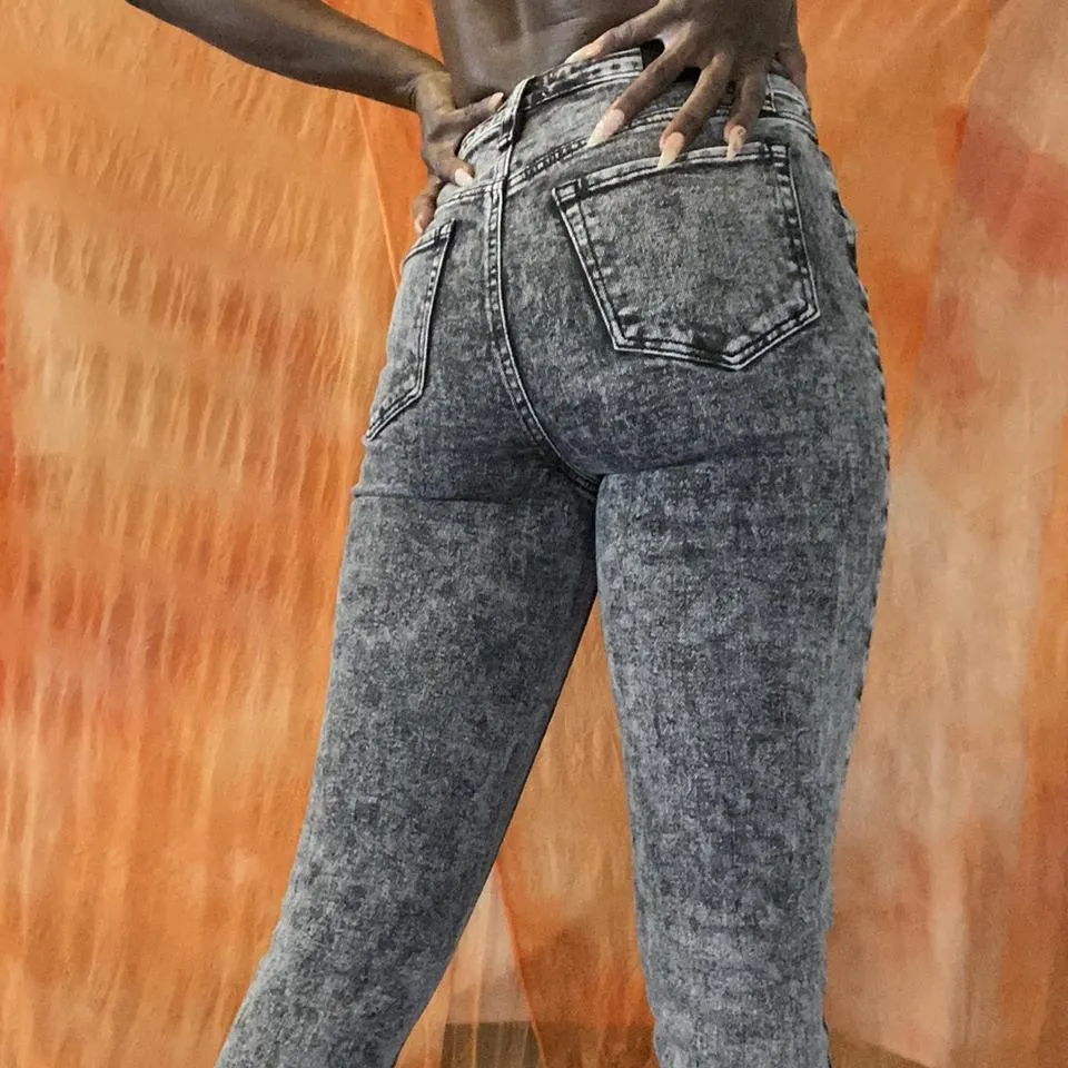 YMI Jeans Women's Black and Grey Jeans