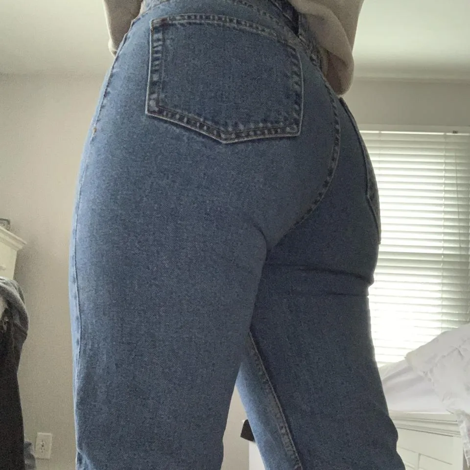 Zara Women's Blue and Navy Jeans