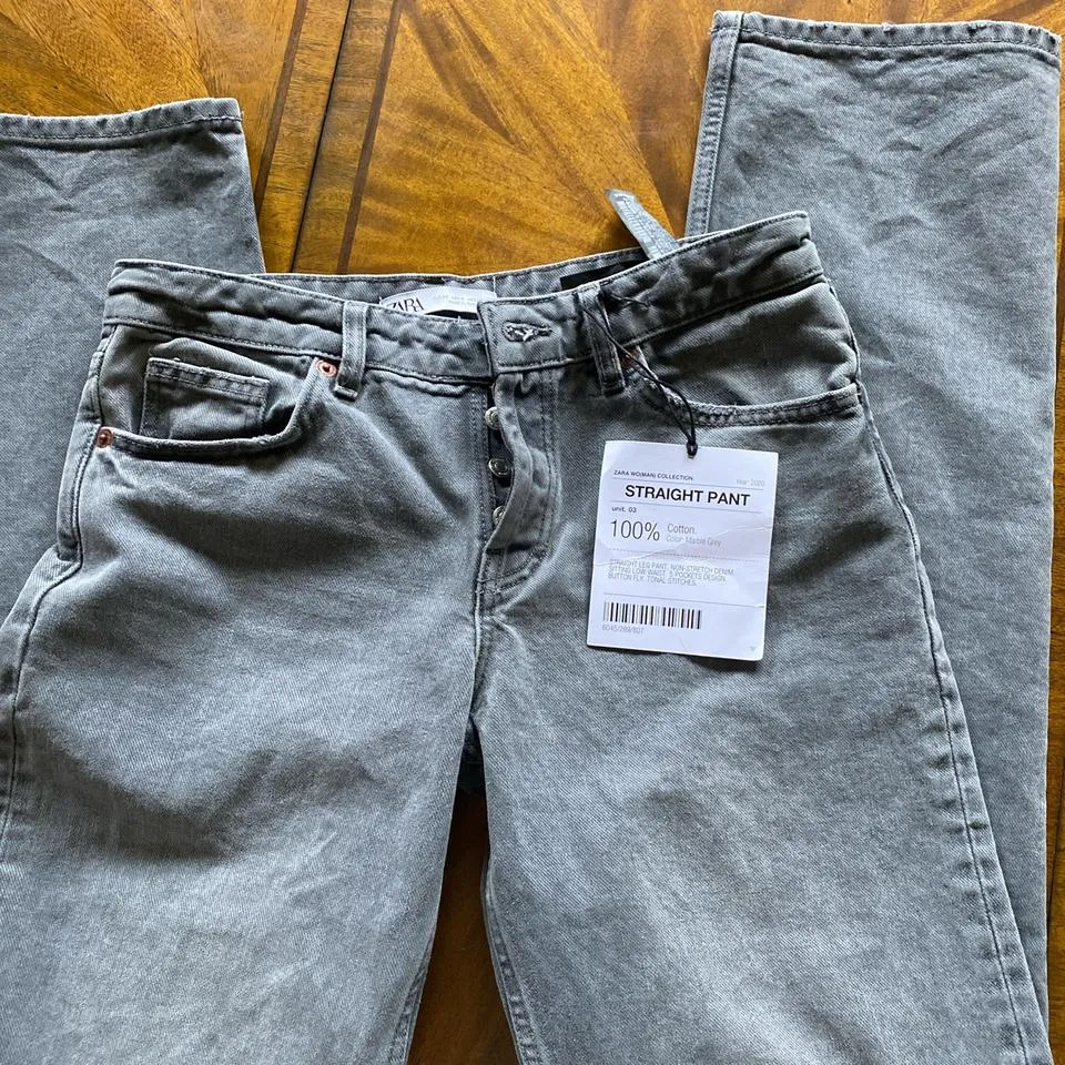 Zara Women's Grey Jeans