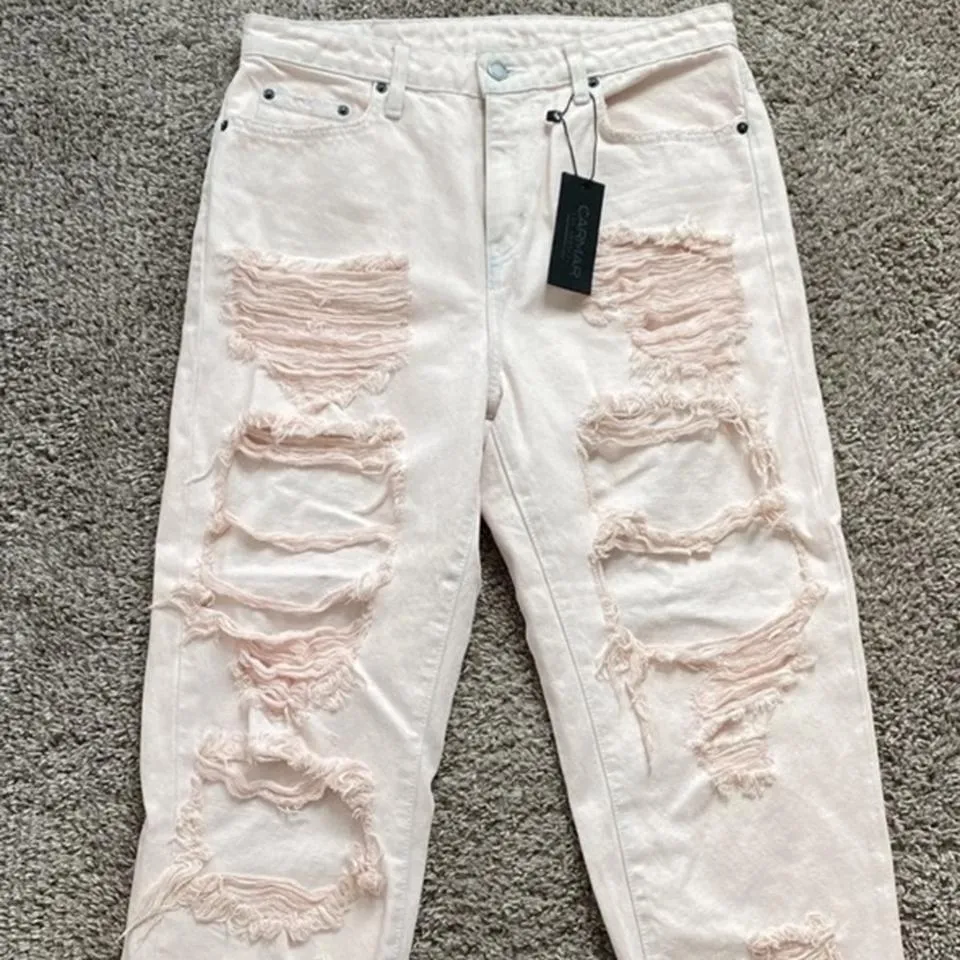 Zara Women's Pink Jeans